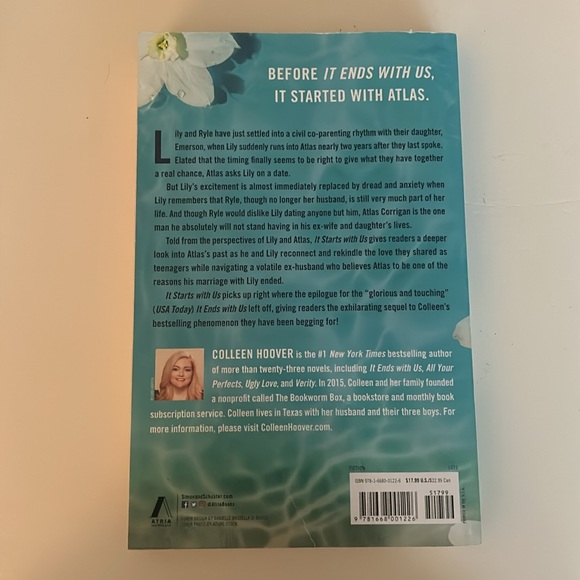 It Starts With Us by Colleen Hoover - Picture 2 of 3